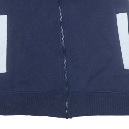 Mens UK Size M Nike Blue Full Zip Sweatshirt