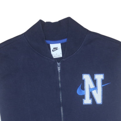 Mens UK Size M Nike Blue Full Zip Sweatshirt