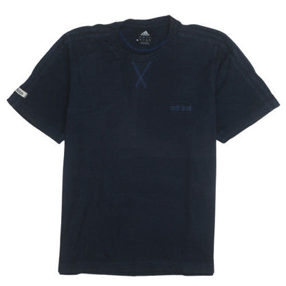 Adidas Men's Navy Blue Crew Neck Short Sleeve T-Shirt Size L