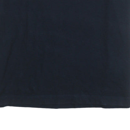 Adidas Men's Navy Blue Crew Neck Short Sleeve T-Shirt Size L