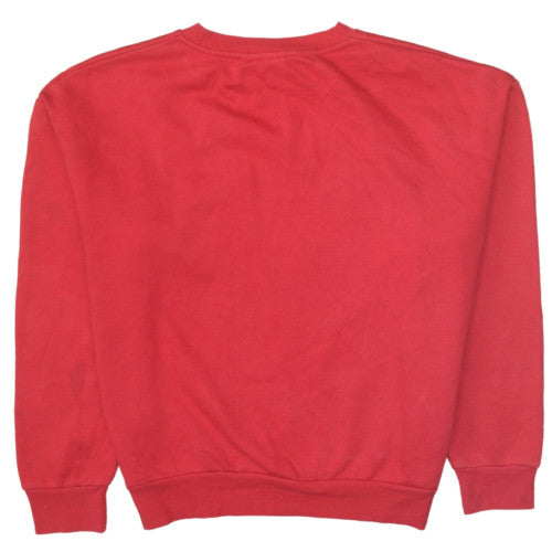 Womens UK Size 12/14 Disney Red Pullover Sweatshirt