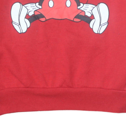 Womens UK Size 12/14 Disney Red Pullover Sweatshirt