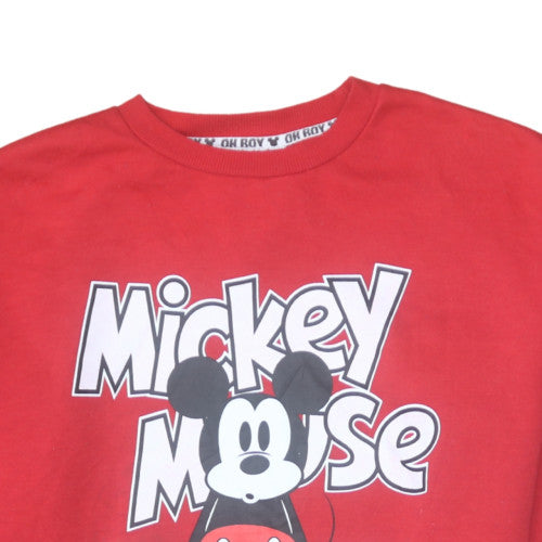 Womens UK Size 12/14 Disney Red Pullover Sweatshirt