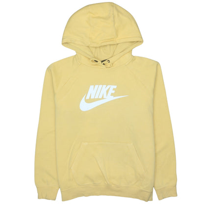 Mens UK Size L Nike Yellow Pullover Hoodie