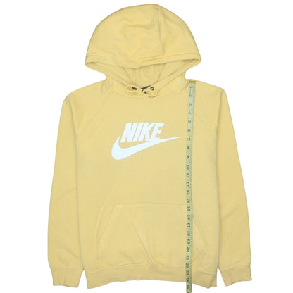 Mens UK Size L Nike Yellow Pullover Hoodie