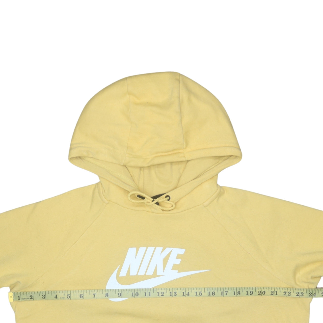 Mens UK Size L Nike Yellow Pullover Hoodie