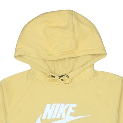 Mens UK Size L Nike Yellow Pullover Hoodie