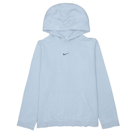 Teens UK Size XL Nike Blue Pullover Hoodie