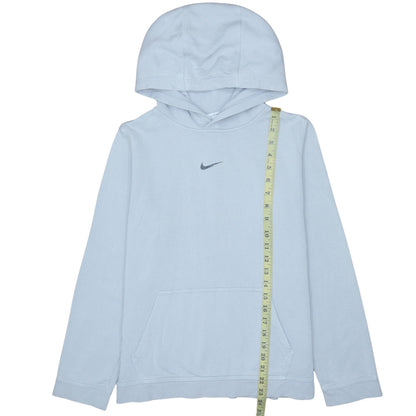 Teens UK Size XL Nike Blue Pullover Hoodie