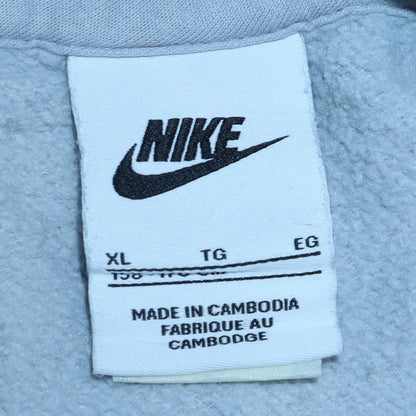 Teens UK Size XL Nike Blue Pullover Hoodie