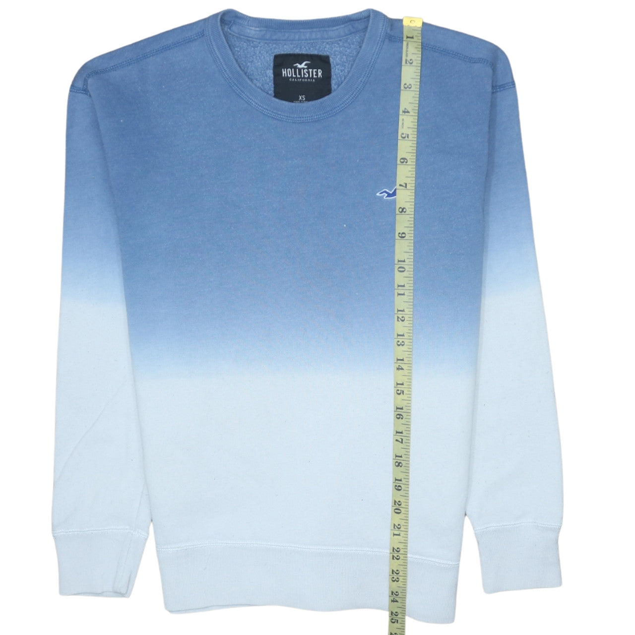 Mens UK Size XS Hollister Blue Pullover Sweatshirt