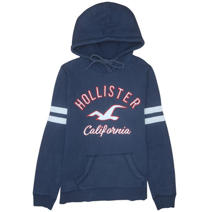 Mens UK Size M Hollister Blue Pullover Hoodie