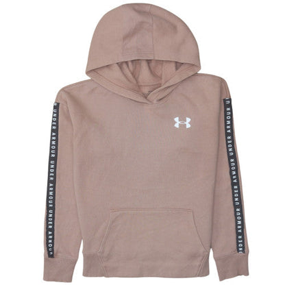 Mens UK Size S Under Armour Brown Pullover Hoodie