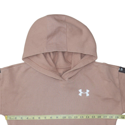 Mens UK Size S Under Armour Brown Pullover Hoodie