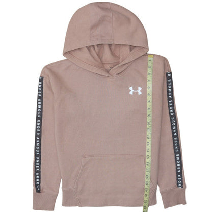 Mens UK Size S Under Armour Brown Pullover Hoodie