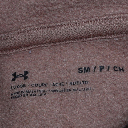 Mens UK Size S Under Armour Brown Pullover Hoodie