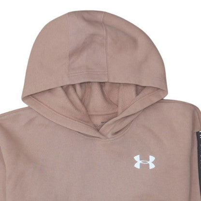 Mens UK Size S Under Armour Brown Pullover Hoodie