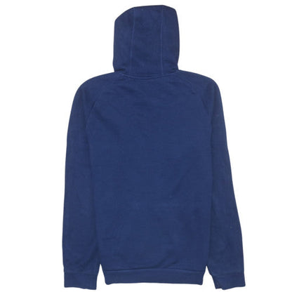 Mens UK Size S Adidas Blue Pullover Hoodie