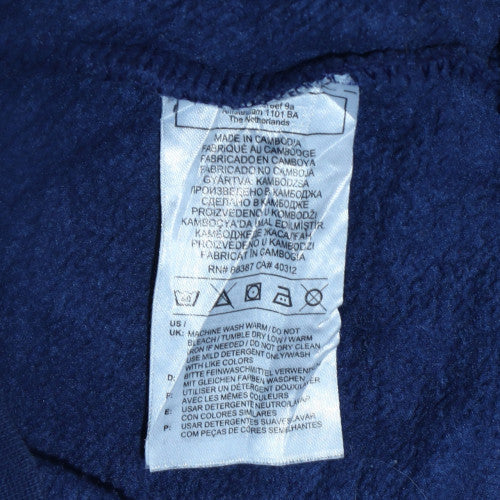 Mens UK Size S Adidas Blue Pullover Hoodie