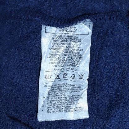 Mens UK Size S Adidas Blue Pullover Hoodie