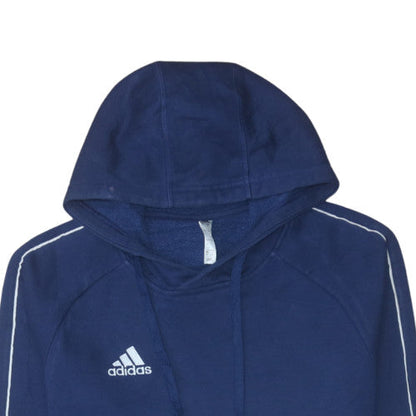 Mens UK Size S Adidas Blue Pullover Hoodie