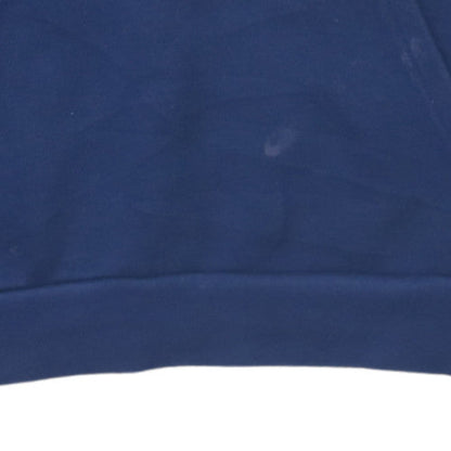 Mens UK Size S Adidas Blue Pullover Hoodie