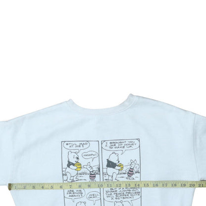 Womens UK Size 2XS Disney White Pullover Sweatshirt