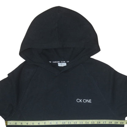 Mens UK Size M Calvin Klein Black Pullover Hoodie