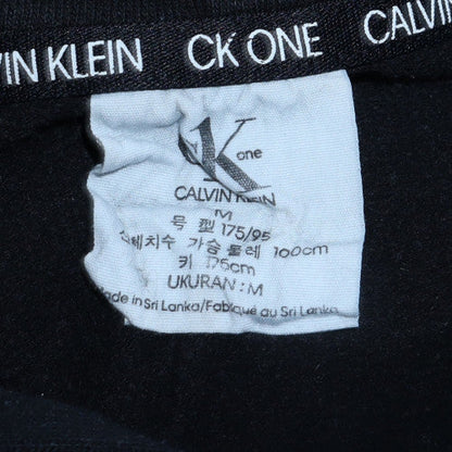 Mens UK Size M Calvin Klein Black Pullover Hoodie