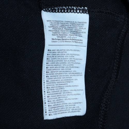 Mens UK Size M Nike Black Pullover Hoodie
