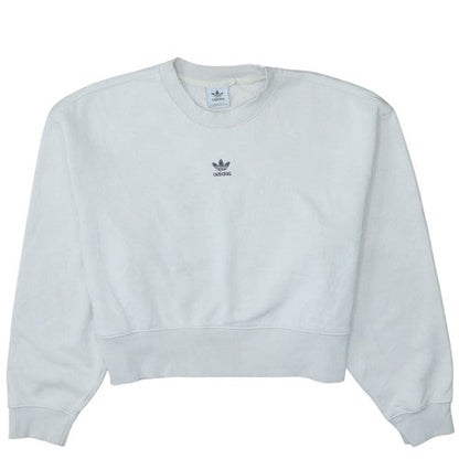 Mens UK Size M adidas White Pullover Sweatshirt