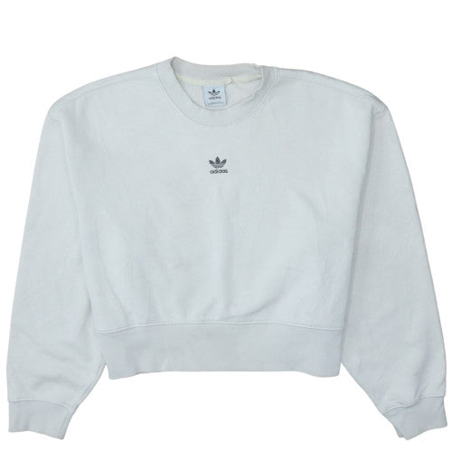 Mens UK Size M adidas White Pullover Sweatshirt