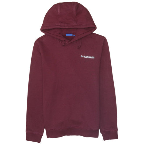 Mens UK Size L Napapijri Red Pullover Hoodie