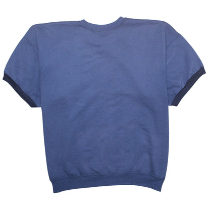 Champion Men's Blue XL Crew Neck Short Sleeve Cotton T-Shirt