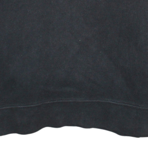 Mens UK Size M Tommy Hilfiger Black 1/2 Zip Sweatshirt