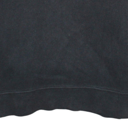 Mens UK Size M Tommy Hilfiger Black 1/2 Zip Sweatshirt