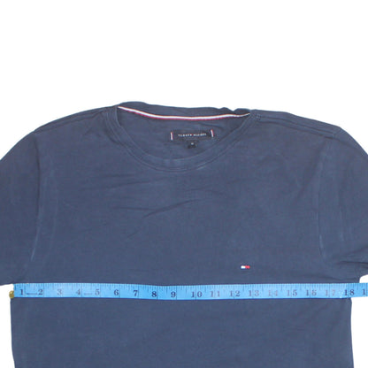Tommy Hilfiger Men's Blue Crew Neck Short Sleeve T-Shirt Size M