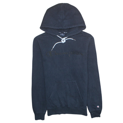 Mens UK Size S Champion Black Pullover Hoodie