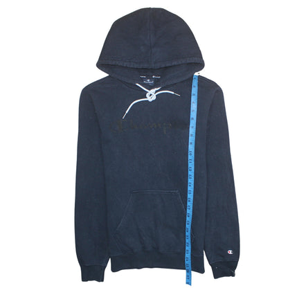 Mens UK Size S Champion Black Pullover Hoodie
