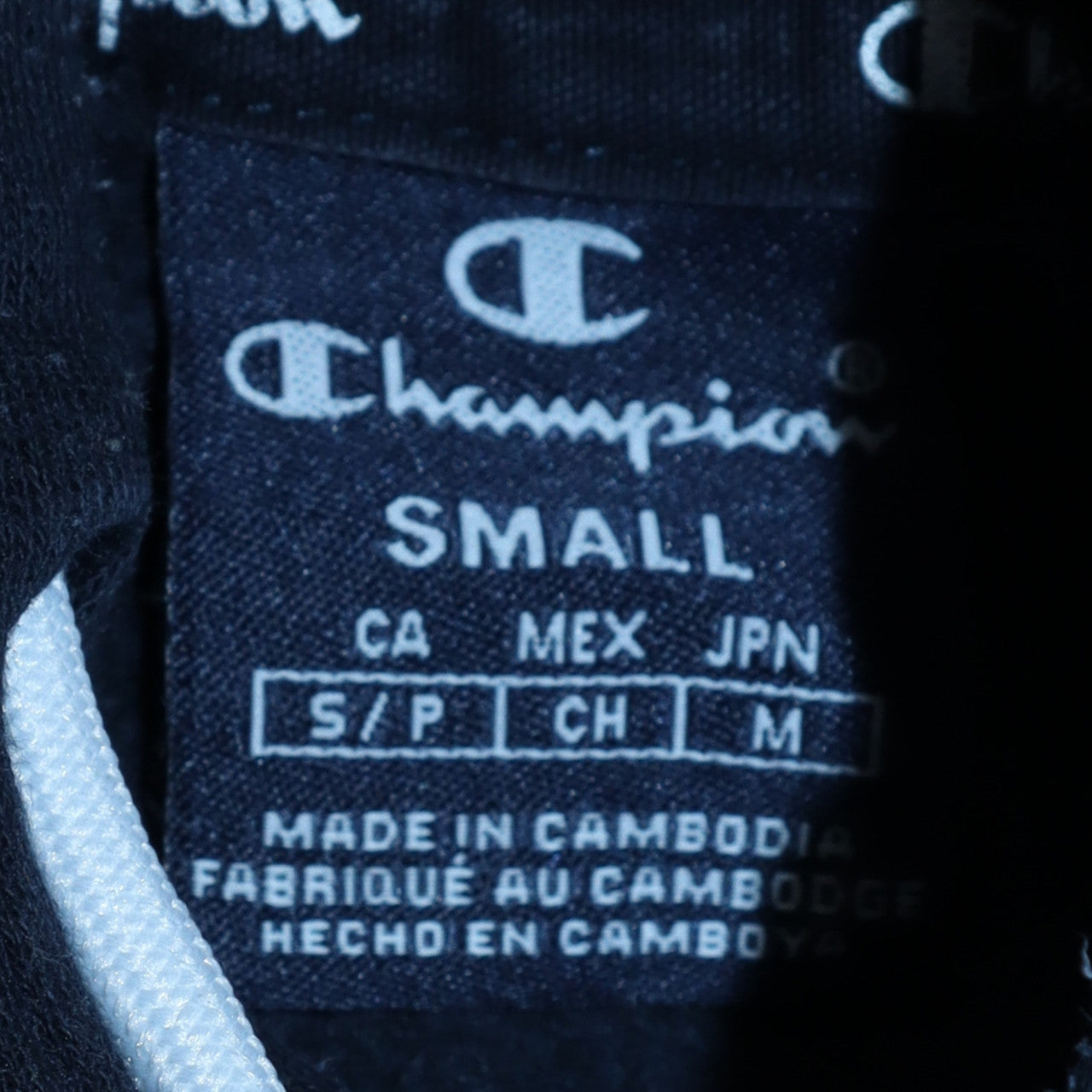 Mens UK Size S Champion Black Pullover Hoodie