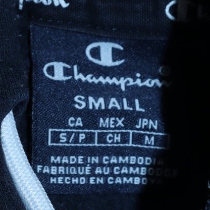 Mens UK Size S Champion Black Pullover Hoodie