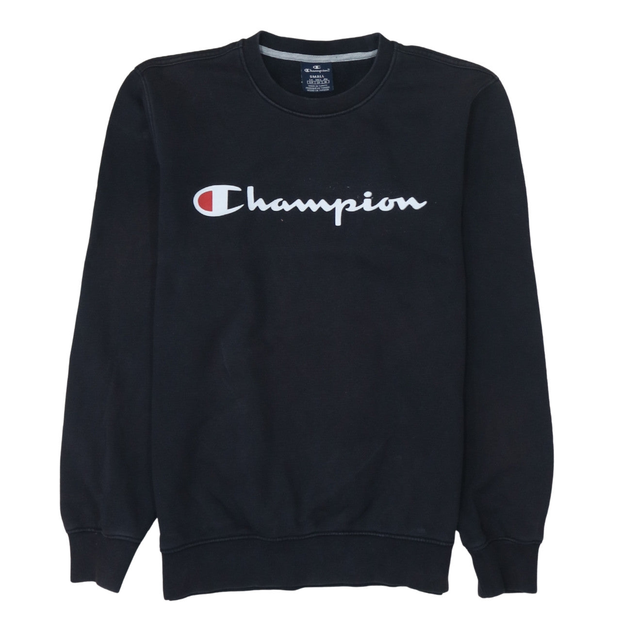 Mens UK Size S Champion Black Pullover Sweatshirt