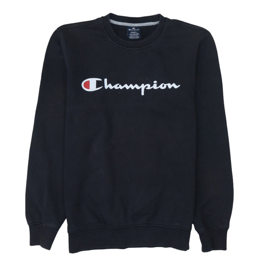 Mens UK Size S Champion Black Pullover Sweatshirt