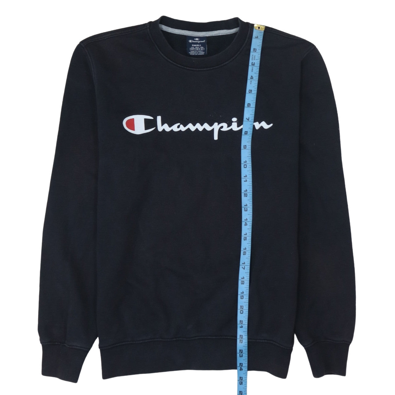 Mens UK Size S Champion Black Pullover Sweatshirt