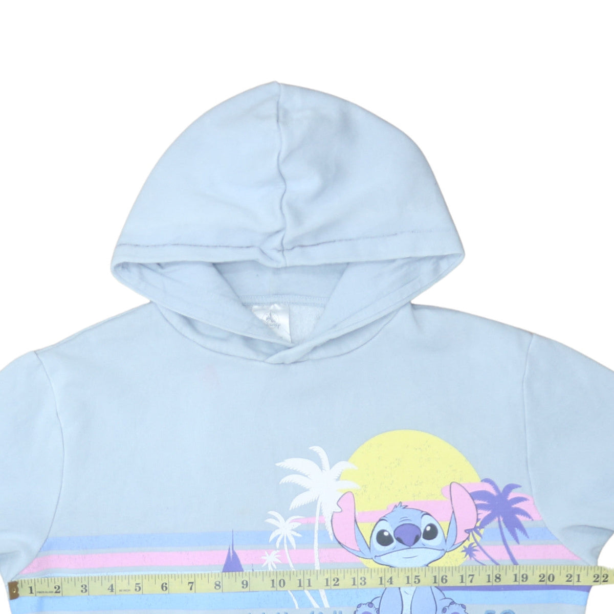 Womens UK Size S Disney Blue Pullover Hoodie