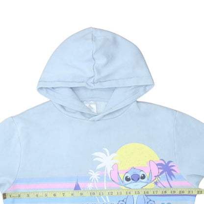 Womens UK Size S Disney Blue Pullover Hoodie