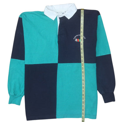 Mens UK Size L Front Row Blue Pullover Sweatshirt