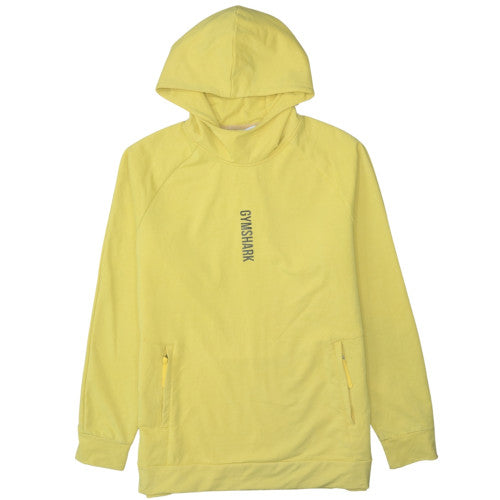 Mens UK Size L Gymshark Yellow Pullover Hoodie