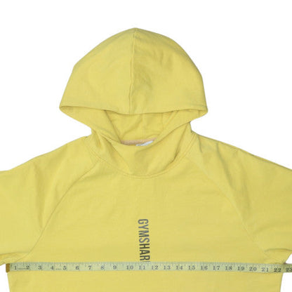Mens UK Size L Gymshark Yellow Pullover Hoodie