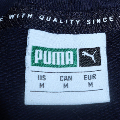 Mens UK Size M Puma Blue Pullover Hoodie
